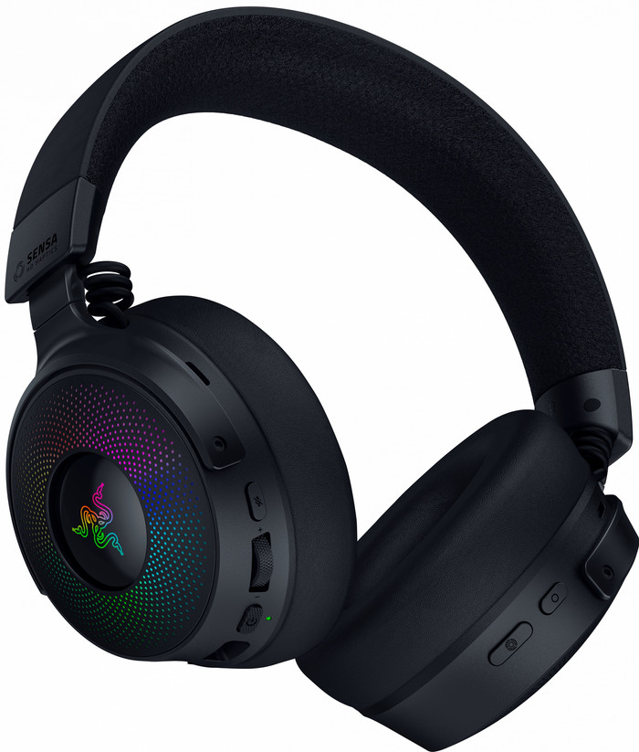 Razer Kraken V4 Pro Wireless Gaming Headset + Control Hub front