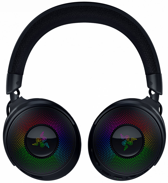 Razer Kraken V4 Pro Wireless Gaming Headset + Control Hub front