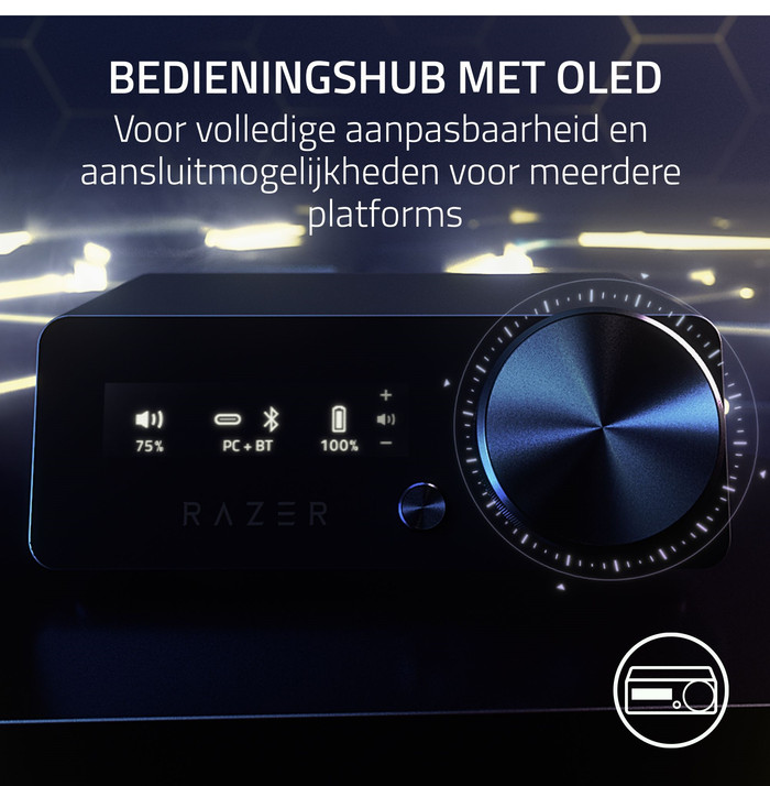 Razer Kraken V4 Pro Wireless Gaming Headset + Control Hub visual supplier