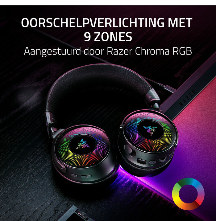 Razer Kraken V4 Pro Wireless Gaming Headset + Control Hub visual supplier