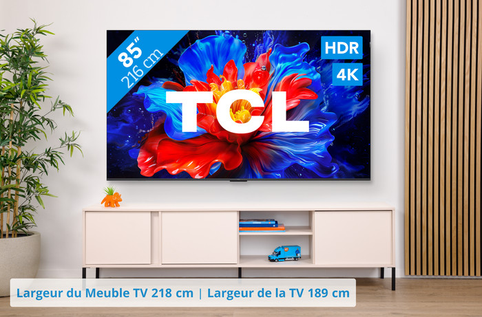 TCL 85" QLED P81K 4K (2025) visuel Coolblue 1