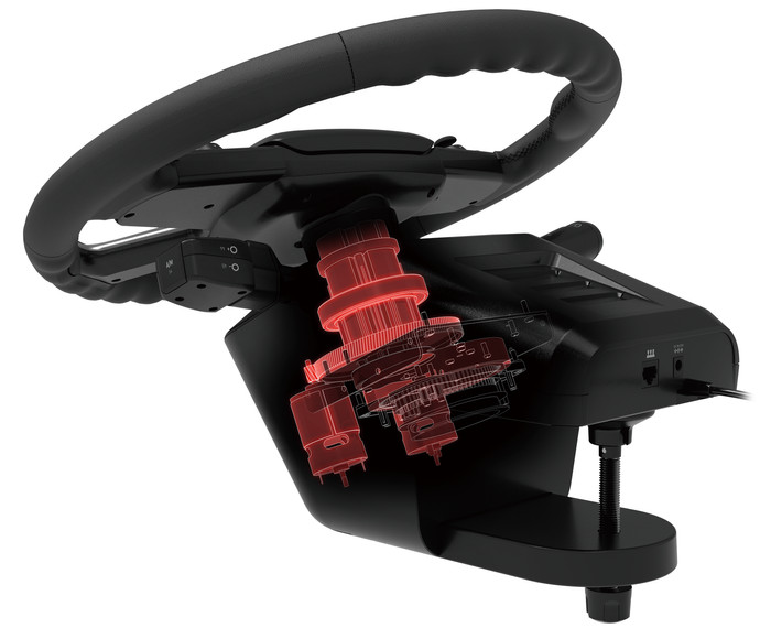 Hori Truck Control System voor PC achterkant