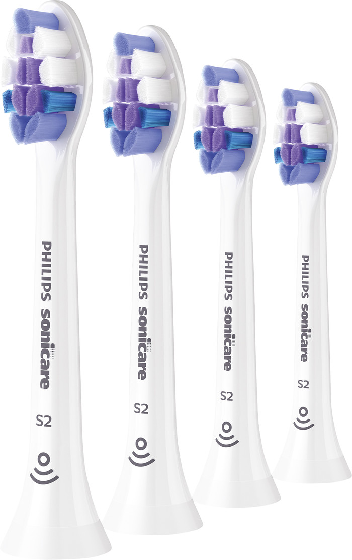 Philips Sonicare Sensitive HX6054/87 Wit (4 stuks) rechterkant