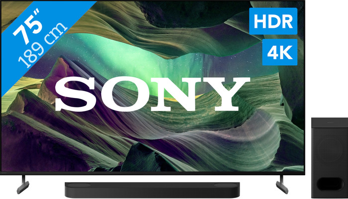 Sony Bravia KD-75X85L (2023) + Sony Bravia Theatre Bar 6 Zwart Main Image