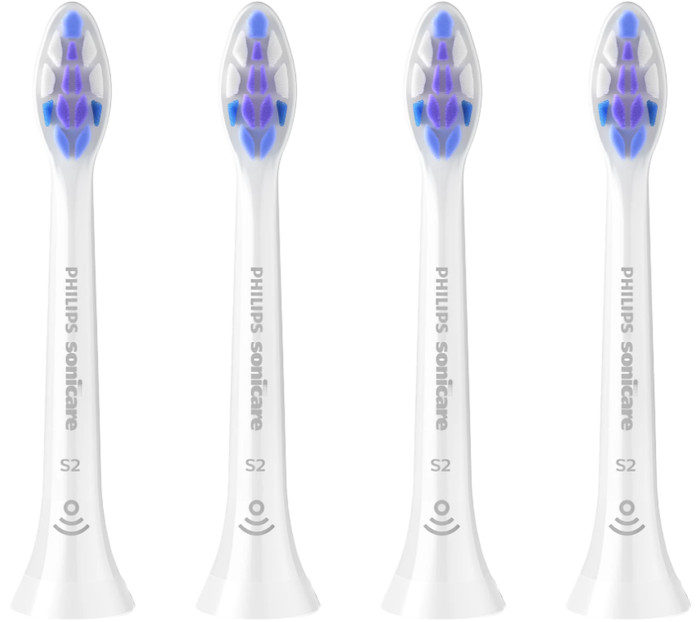 Philips Sonicare Sensitive HX6054/87 Wit (4 stuks) voorkant
