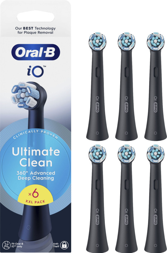 Oral-B iO Ultimate Clean Noir (6 pièces) Main Image