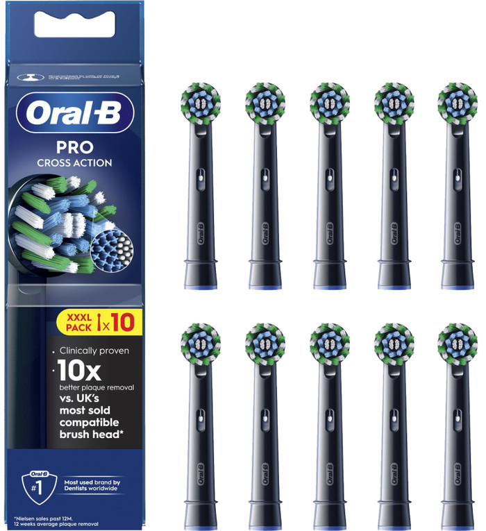 Oral-B Pro Cross Action Zwart (10 stuks) Main Image
