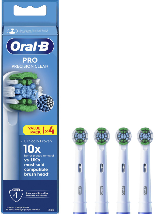 Oral-B Pro Precision Clean Blanc (4 pièces) Main Image