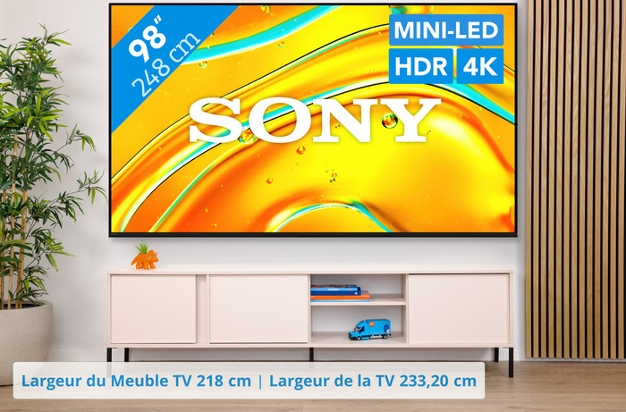 Sony Bravia 3 98" XR Mini-LED (2025) + Sony Bravia Theatre Bar 6 Noir visuel Coolblue 1