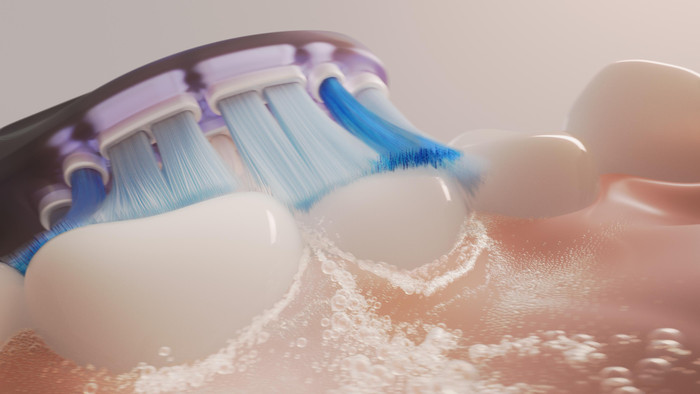 Philips Sonicare Premium Gum Care HX9055/88 Black (5 units) product in use