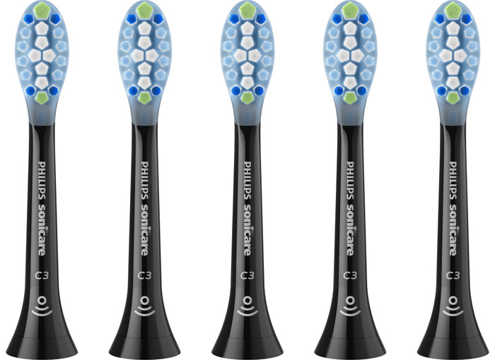 Philips Sonicare Premium Plaque Defense HX9045/88 Noir (5 pièces) côté droit