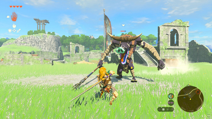 The Legend of Zelda: Tears of The Kingdom Nintendo Switch 2 Edition product in gebruik