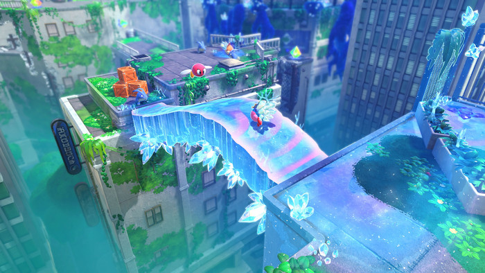 Kirby and the Forgotten Land Nintendo Switch 2 Edition product in use