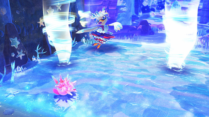 Kirby and the Forgotten Land Nintendo Switch 2 Edition product in use