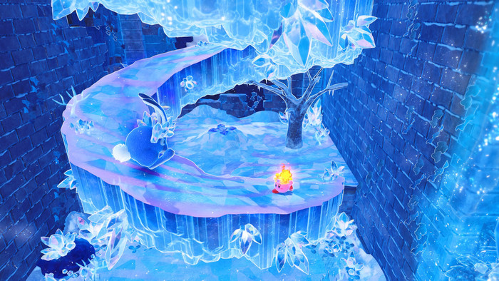 Kirby and the Forgotten Land Nintendo Switch 2 Edition product in use