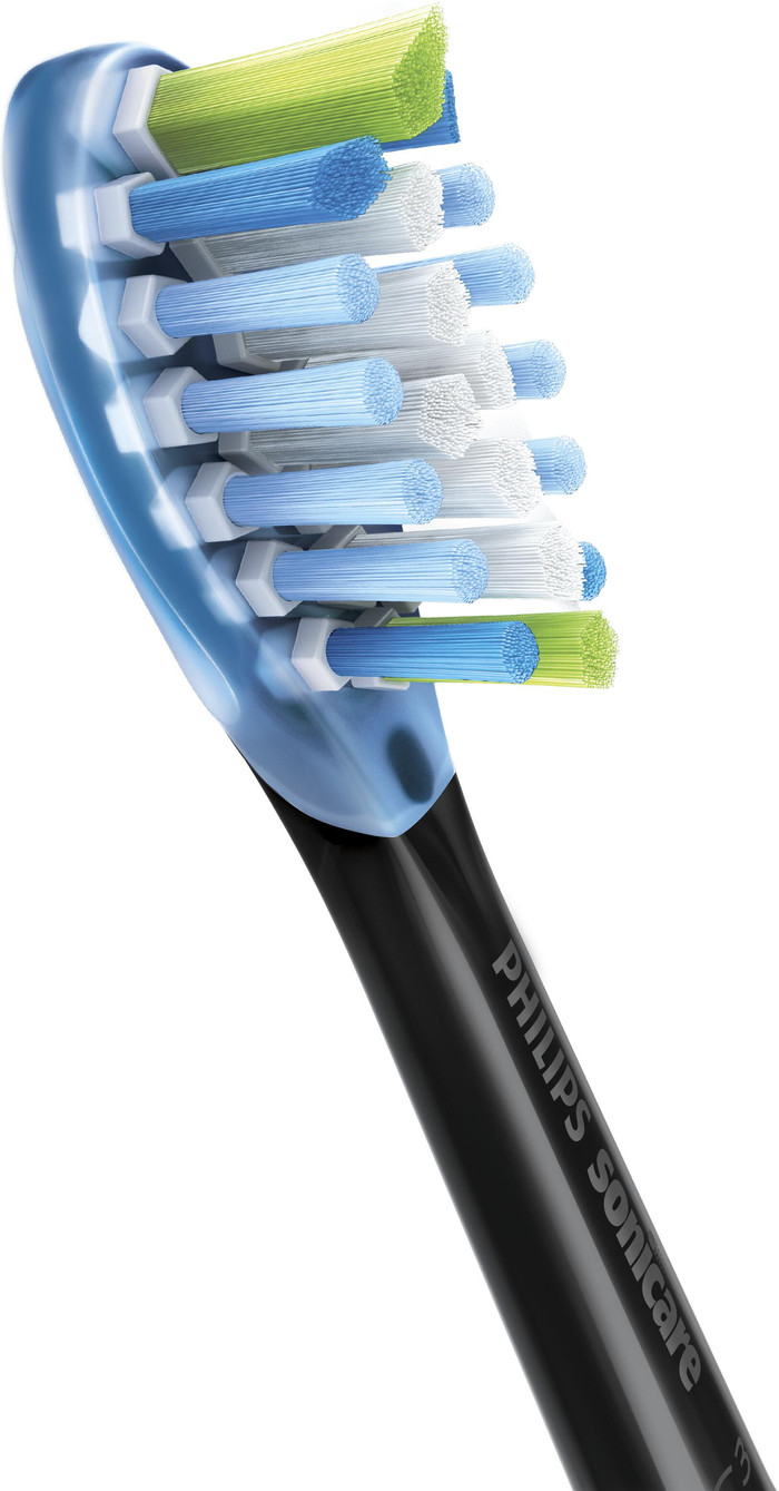 Philips Sonicare Premium Plaque Defense HX9042/88 Noir (2 Pièces) détail