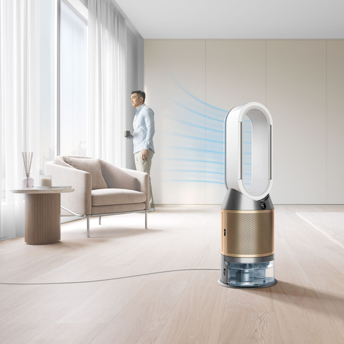 Dyson Purifier Humidify+Cool PH2 De-NOx product in gebruik
