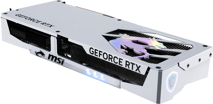 MSI GeForce RTX 5070 GAMING TRIO OC WHITE 12GB right side