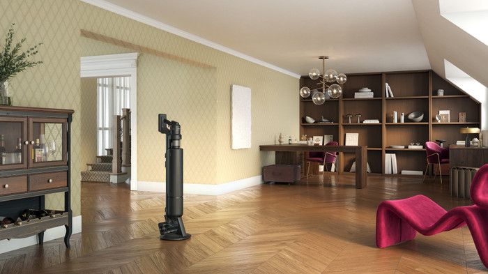 Samsung Bespoke AI Jet Ultra Satin Black product in use