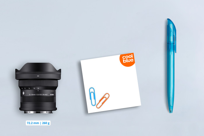 Sigma 10-18 mm f/2.8 DC DN Contemporary Sony Monture E visuel Coolblue 2