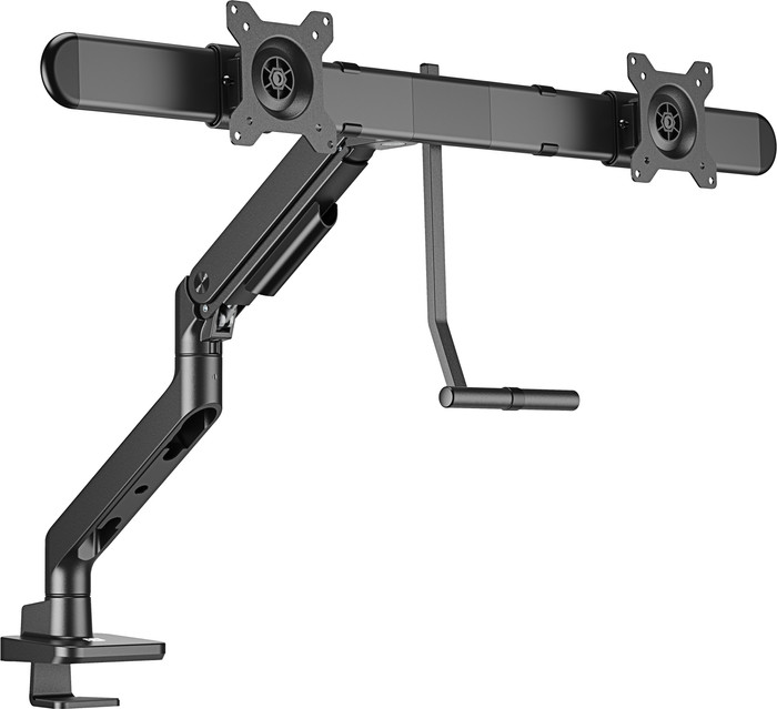 ACT AC8344 Monitor Arm 32 inches with Gas Spring and Crossbar for 2 Monitors left side