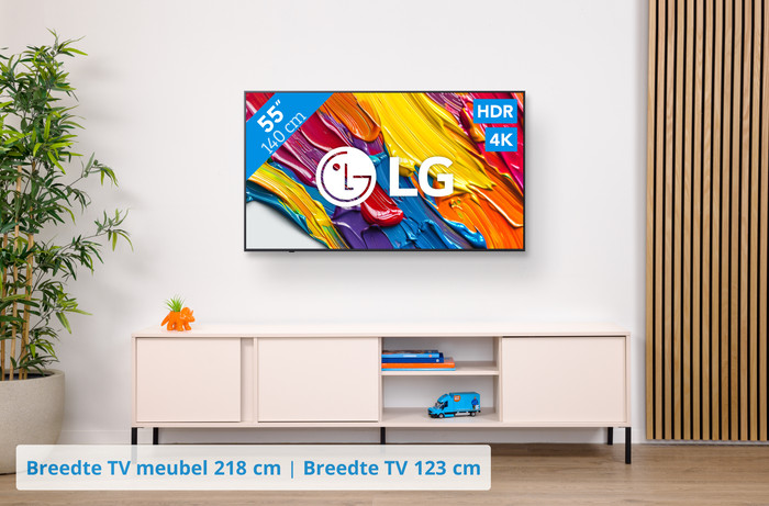 LG 55" QNED82 4K (2025) visual Coolblue 1