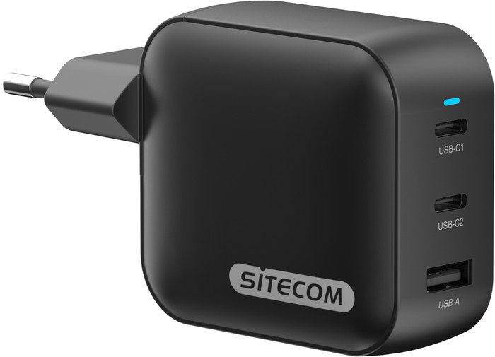 Sitecom 100W GaN Power Delivery Wall Charger left side