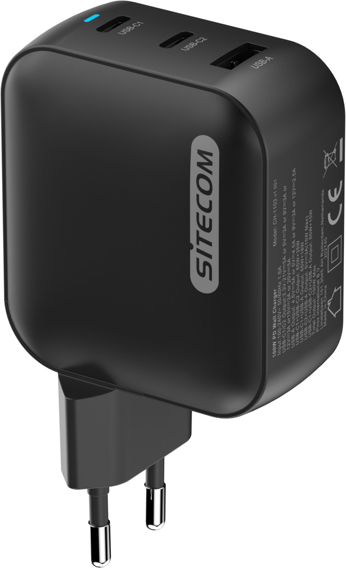 Sitecom 100W GaN Power Delivery Wall Charger bottom