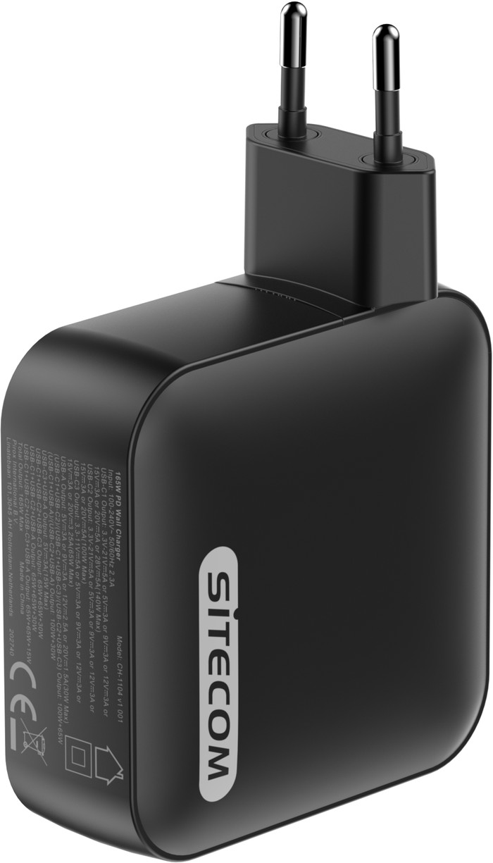 Sitecom 165W GaN Power Delivery Wall Charger bottom