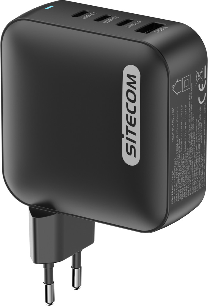 Sitecom 165W GaN Power Delivery Wall Charger bottom