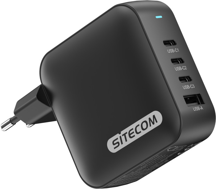 Sitecom 165W GaN Power Delivery Wall Charger left side