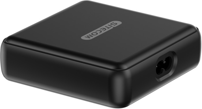 Sitecom 200 W GaN Power Delivery Support de Charge Mural + Sitecom Câble USB-C vers USB-C 2 m côté droit