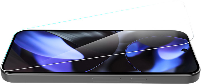 Just In Case Tempered Glass Google Pixel 9A Screenprotector detail