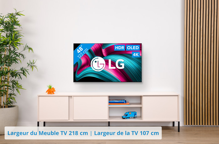 LG 48" OLED EVO C54 4K (2025) + LG DS77TY visuel Coolblue 1