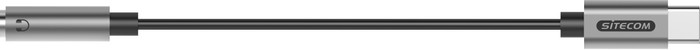 Sitecom Adaptateur USB-C vers Jack 3,5 mm Aluminium avant