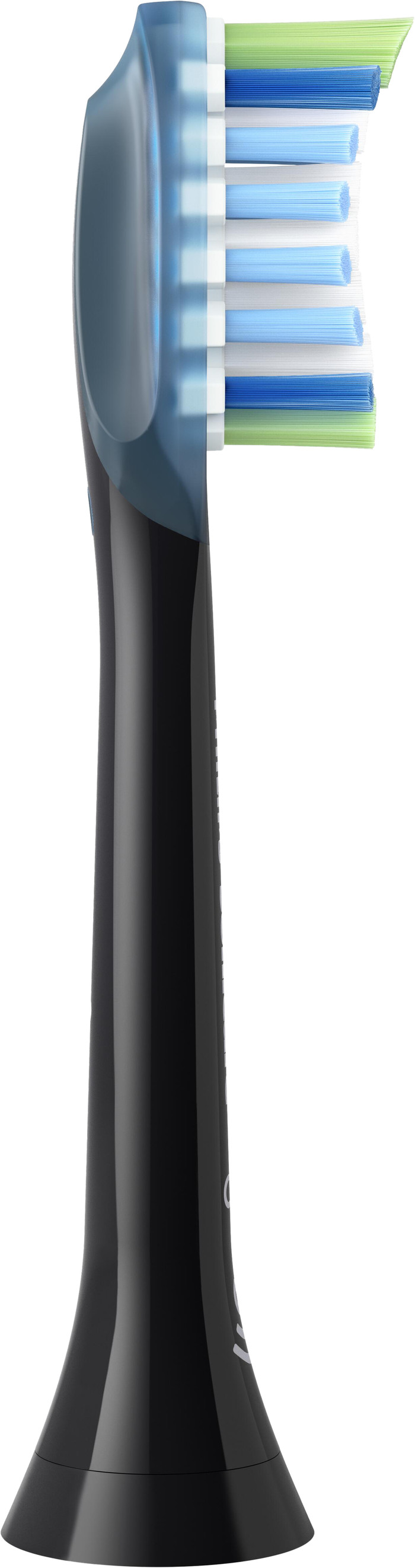 Philips Sonicare Premium Plaque Defense HX9044/88 Zwart (4 stuks) linkerkant