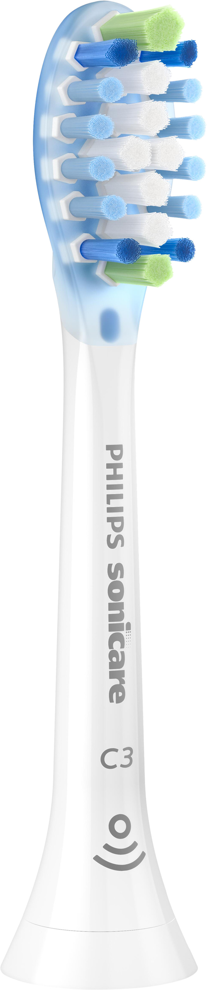 Philips Sonicare Premium Plaque Defense HX9044/87 Blanc (4 Pièces) côté gauche
