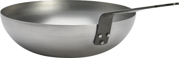 De Buyer Mineral B Koekenpannenset 24 + 28 cm + Wokpan 28 cm detail