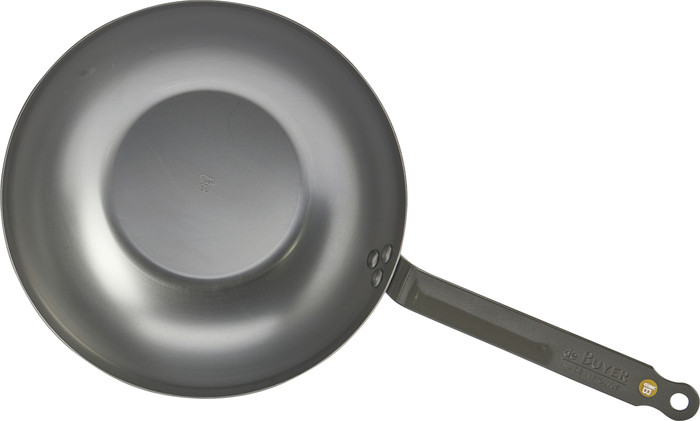 De Buyer Mineral B Koekenpannenset 24 + 28 cm + Wokpan 28 cm bovenkant