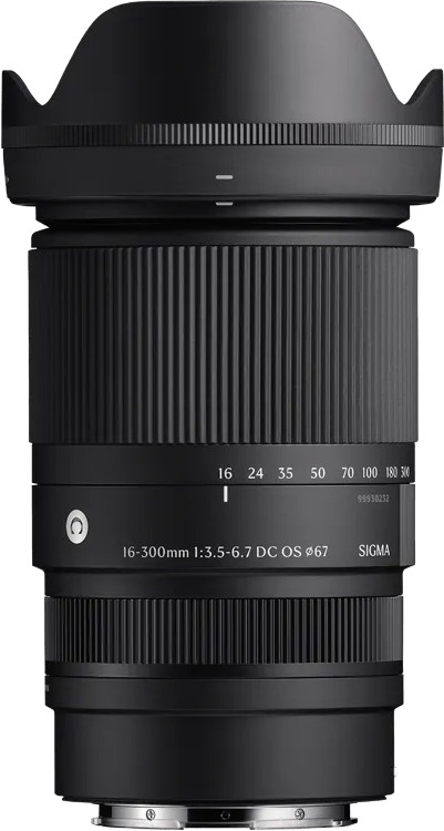 Sigma 16-300 mm f/3.5-6.7 DC OS Contemporary Sony Monture E avant