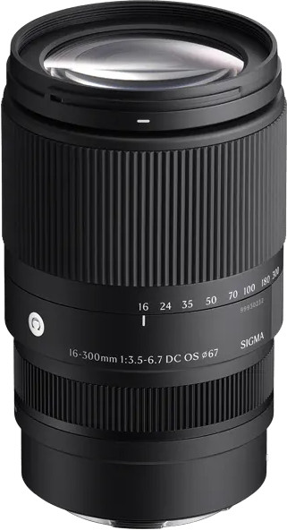 Sigma 16-300mm f/3.5-6.7 DC OS Contemporary Canon RF-mount top