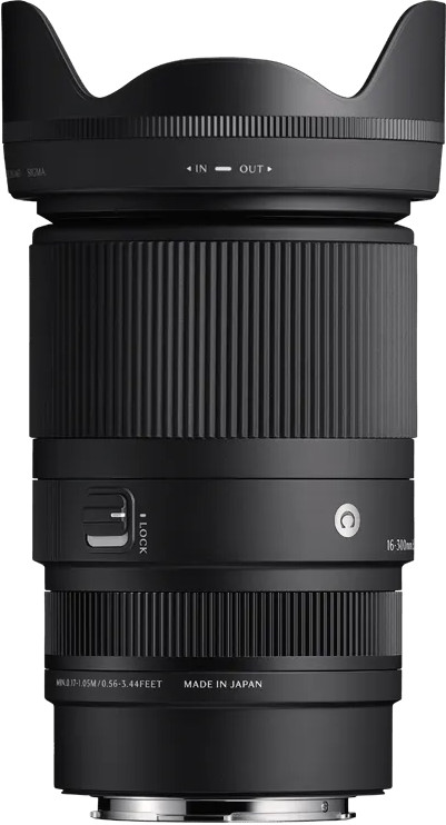 Sigma 16-300mm f/3.5-6.7 DC OS Contemporary Canon RF-mount front