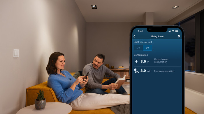 Bosch Smart Home Light and Shutters Controls 2 product in use