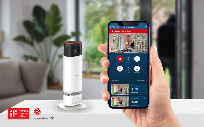 Bosch Eyes Indoor Camera 2 product in gebruik