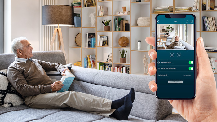 Bosch Eyes Indoor Camera 2 product in gebruik