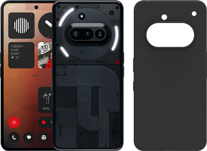 Nothing Phone (3a) 256 Go Noir 5G + Just in Case Back Cover Noir Main Image