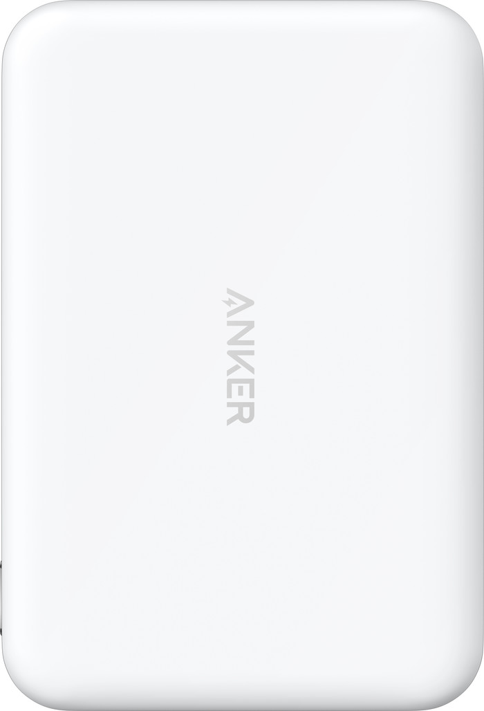 Anker MagGo Batterie Externe avec Charge Rapide 10 000 mAh Blanc dessus