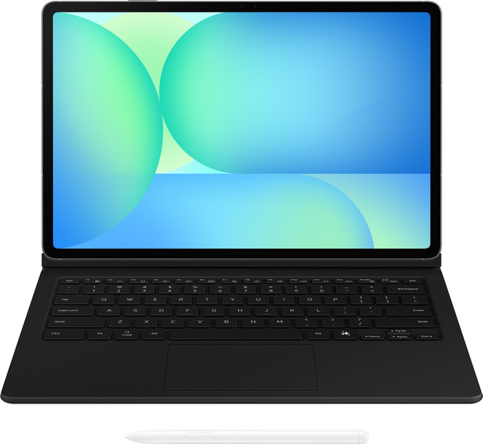 Samsung Galaxy Tab S10 FE Plus Étui Clavier AZERTY Noir avant