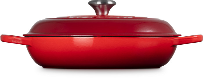 Le Creuset Signature Campagnard Dutch Oven 30cm Cerise front