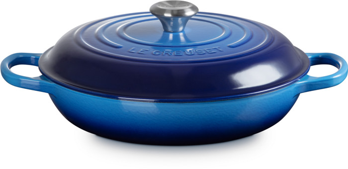 Le Creuset Signature Campagnard Dutch Oven 30cm Azure Main Image
